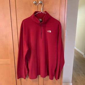 the north face zip pullover